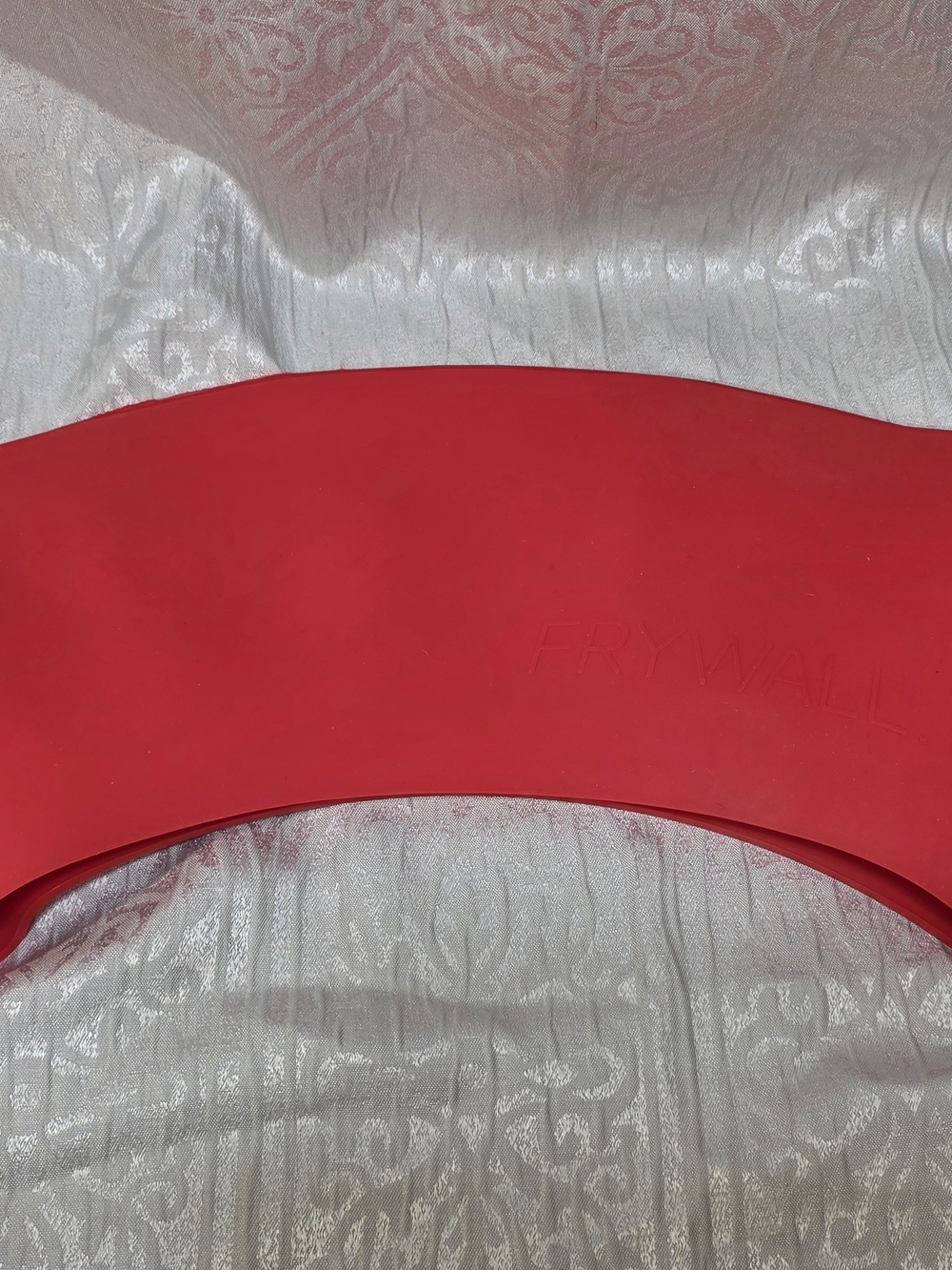 Frywall 10" Red Silicone Frywall - Splatter Protection - Picture 8 of 11